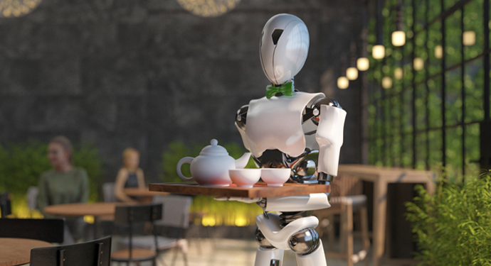 Robot Şef ve Garsonlar